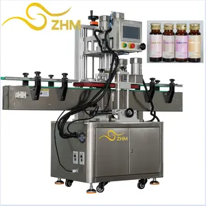 Automatic screw capping machine pump top capper closing small bottle capping machine