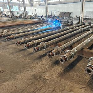 OEM 10kv/33kv/35kv/66kv/110kv/132kv/220kv poste eléctrico de metal galvanizado, el mejor precio de fábrica - Product Image 4