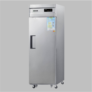 Congélateur vertical 1 porte de 25 pieds cubes, porte pleine en acier inoxydable, refroidissement par ventilateur, contrôle numérique automatique de la température, porte à fermeture automatique - Product Image 1