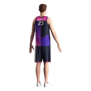 Ropa Deportiva de Secado Rápido, Camiseta de Baloncesto con Cuello en V, Diseño Sublimado, Uniforme Verde sin Mangas - Product Image 6