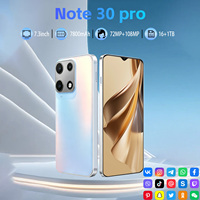 Note 30 Pro Steal 5G Muscle, 7.3 Pulgadas, 8000mAh, 16GB, 1TB, Android, Edición Galaxy, Sin Caducidad, Lote de Suministro