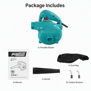 <span class=keywords><strong>Souffleur</strong></span> d'air électrique portable PUSELLO 600W et aspirateur 2 en 1, <span class=keywords><strong>souffleur</strong></span> <span class=keywords><strong>de</strong></span> <span class=keywords><strong>feuilles</strong></span> portatif pour la maison et le jardin, 220V - Product Image 2
