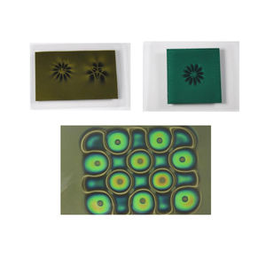 Yeni renkli manyetik kutup gözlem filmi manyetik dağıtımın tespitini gösterir ve gölgesi yoktur - Product Image 2