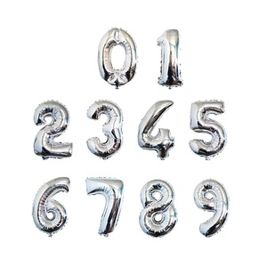 32 inci dekorasi pesta selamat ulang tahun Film emas mawar nomor Helium aluminium Foil Mylar balon - Product Image 6