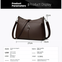Sacs à main pour femmes de créateurs vintage, antivol, imperméables, en cuir PU, sac à bandoulière de luxe, sac bandoulière pour le travail, style décontracté