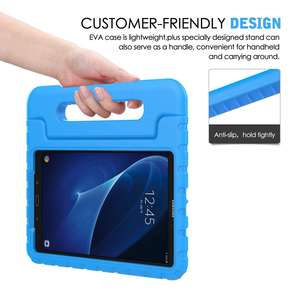 HGD Cover <span class=keywords><strong>pour</strong></span> <span class=keywords><strong>Samsung</strong></span> Galaxy <span class=keywords><strong>Tab</strong></span> <span class=keywords><strong>S2</strong></span> 9.7 "2015 T810 / T815 Tablet Protector Shell Shockproof Hand-held EVA Stand - Product Image 4