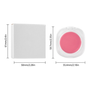 Bálsamo Labial y Colorete de Doble Uso con Logotipo Personalizado, Alta Pigmentación, Hidratante, Transpirable, Fácil de Difuminar, Larga Duración, Natural - Product Image 2