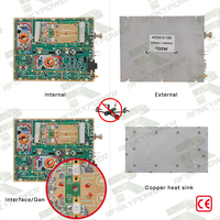 Amplificateur de puissance RF linéaire à large bande UHF 100W 300-1200MHz à couverture complète GaN haute performance anti-FPV UAV