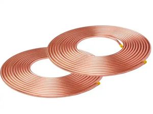 Tuyau de serpentin de réfrigération en <span class=keywords><strong>cuivre</strong></span> OD <span class=keywords><strong>4</strong></span>,76-22,22 mm Épaisseur 0,5-<span class=keywords><strong>1</strong></span>,14 mm Tuyau de connexion pour réfrigérateur AC - Product Image 3