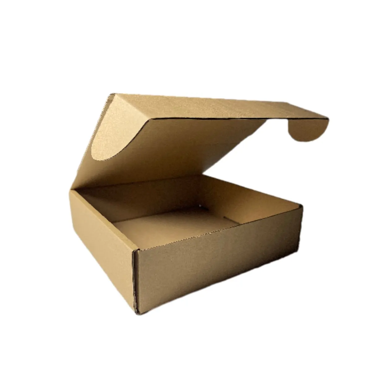 Fabrikherstellung kundenspezifisches design schwarze handwerkspapier-faltschachteln aus wellpappe verpackung versand versandboxen mit individuellem logo