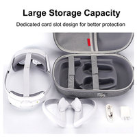 Étui en mousse Eva personnalisé portable pour Pico 4 Pro Vr Neo3 G3 Eye Headset Battery Charging Dock Accessoires