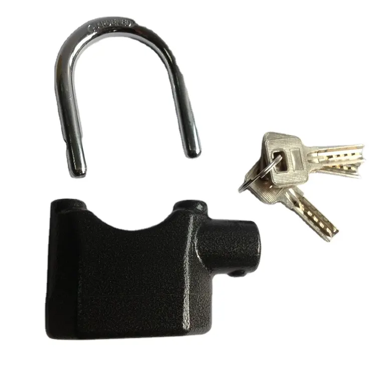 Waterproof Siren Security Alarm Padlock 110db Siren Alarm Lock Anti-Theft Padlock motorcycle padlock alarm