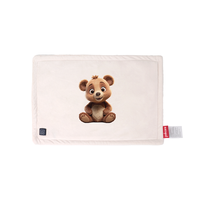 Almohadilla Térmica USB Portátil de Felpa con Diseño de Oso, Apagado Automático, para Cintura, Hombros, Cuerpo, Hogar, Oficina, Alivio Corporal