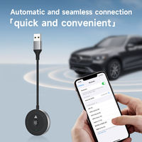 Câble tressé haut de gamme 2 en 1, dongle de liaison sans fil pour voiture, module d'interconnexion multimédia intelligent, adaptateur universel, mini boîte