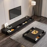 Meuble TV moderne de luxe en bois d'hévéa avec rangement, écologique et durable, pour téléviseurs de 65 pouces et plus, idéal pour le salon