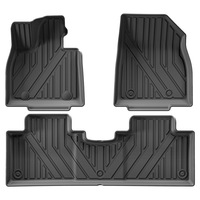 Tapis de sol de voiture en TPE sur mesure, doublures de coffre et protections de dossier de siège pour BYD Song L DM - I 2024 - Imperméables, durables et écologiques