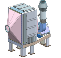 Nouveau purificateur de gaz organiques industriels avec moteur, efficacité de 99 %, contrôle des odeurs, filtre à charbon actif à lit profond