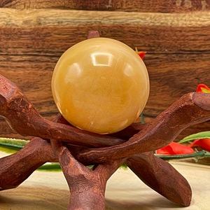 Vente en gros de sphères de cristal naturel, sphère de calcite jaune miel pour une décoration intérieure unique - Product Image 6