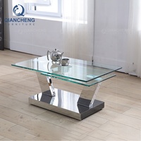 QIANCHENG – meuble de luxe pour la maison, miroir, centre de salon turc, table basse en verre argenté scintillant