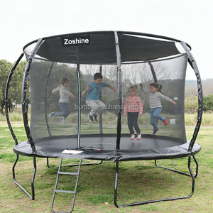 Trampolines Zoshine, trampoline rond de 10 pieds pour l'extérieur, grande taille personnalisée de 6 à 16 pieds, trampoline de loisirs avec filet de sécurité - Product Image 2