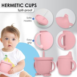 Juego de alimentación de silicona para bebés de <span class=keywords><strong>AliExpress</strong></span>, juego completo de <span class=keywords><strong>vajilla</strong></span> con base de succión para la alimentación de bebés y niños pequeños - Product Image 5