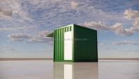 Conteneur de magasin pop-up miniature de 10 pieds, café/bar/restaurant de restauration rapide/magasin de proximité/kiosque/stand