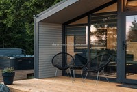 Maison préfabriquée d'une chambre Bâtiments de jardin Cabine de bureau extérieur Pod Granny Flat Australian Tiny Home Maison préfabriquée Kit Cottage
