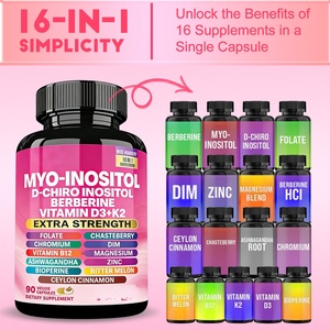 Cápsulas de suplementos para el cuidado de la salud al por mayor: Mio-inositol y D-chiro-inositol - Product Image 4