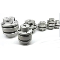 Accouplement flexible à diaphragme à palier en alliage d'aluminium LK3, simple ou double disque, pour moteur pas à pas et servo