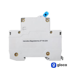 Disjoncteur automatique Gloca JXB1 2P C16 16A 250V 6000A Montage DIN Plastique - Product Image 3