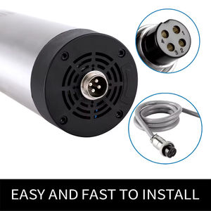 มอเตอร์แกนหมุน CNC ระบายความร้อนด้วยอากาศ ER20 เส้นผ่านศูนย์กลาง 80 มม. กำลัง 2.2 กิโลวัตต์ ป้องกันฝุ่นได้ดีขึ้น ผลิตโดย Zhong Hua Jiang ราคาโรงงาน - Product Image 3