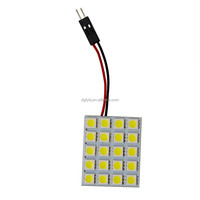 20SMD 5050 LED blanc panneau lumières 12V lecture dôme lumière plaque d'immatriculation lampe voiture lumière accessoires