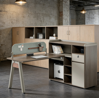 Meubles de bureau de luxe, chaise de bureau pivotante à dossier haut pour dirigeant, table de direction pour président, PDG
