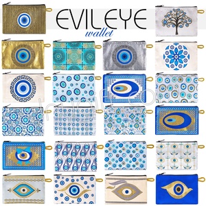 Evil Eye-Nazar-monedero tejido turco personalizable, cartera para el mercado de los souvenirs - Product Image 2