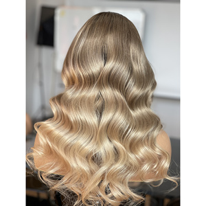 SHY Luxury European Virgin Honey <b>Brown</b> Long Full Lace Wigs Transparent for Lace Glueless Single Knot Baby Hair - Product Image 4