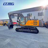 Excavatrice sur chenilles LTMG de 30 tonnes pour travaux miniers intensifs avec joystick hydraulique et climatisation