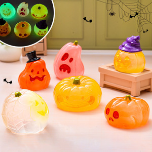 Divertida Calabaza Pequeña Brillante, Linda Manualidad de Resina, Adornos Decorativos para el Tablero del Automóvil - Product Image 5