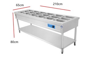 RUITAI Offre Spéciale restaurant restauration rapide <span class=keywords><strong>bain</strong></span>-<span class=keywords><strong>marie</strong></span> électrique chauffe-plats présentoir chauffe-plats buffet <span class=keywords><strong>Bain</strong></span> <span class=keywords><strong>Marie</strong></span> avec <span class=keywords><strong>casserole</strong></span> GN - Product Image 4
