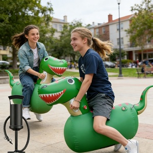 <b>Inflatable</b> Bouncy <b>Dinosaur</b> Toys Bouncy <b>Dinosaur</b> Toy for Children Fun Birthday Gifts with Cartoon Standing Triumph to DOc - Product Image 3