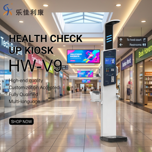 Báscula Médica/Personal Automática LEKA HW-V9 que Funciona con Monedas, Pantalla LCD, Construcción de Acero, Medición de Altura/Peso/<span class=keywords><strong>Grasa</strong></span> <span class=keywords><strong>Corporal</strong></span>/IMC, 0.1 kg, OEM - Product Image 3