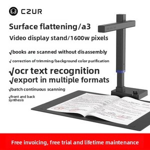 <span class=keywords><strong>Scanner</strong></span> de documents et de livres <span class=keywords><strong>A3</strong></span> haute vitesse CZUR ET28plus avec technologie CMOS, garantie 1 an, aucun démontage requis - Product Image 6
