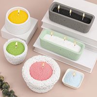 Ensemble de bougies en perles de neige, ensemble de sable pour bougies DIY, rechargeable pour la fabrication de bougies pour Halloween, Thanksgiving, Noël, mariage, fête