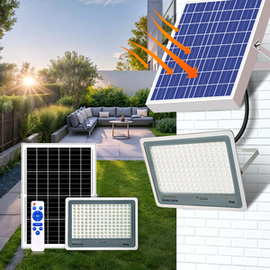 Bảng điều khiển 100W 200W 300W 400W 500W phản xạ năng lượng mặt trời dẫn lũ Đèn sân vườn ngoài trời Chống sấm sét - Product Image 1