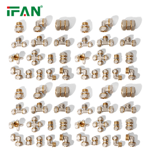 IFAN cung cấp nước Brass phụ kiện đường ống pn25 rèn ổ cắm khuỷu tay <span class=keywords><strong>TEE</strong></span> <span class=keywords><strong>pex</strong></span> AL <span class=keywords><strong>pex</strong></span> phụ kiện đường ống 16-32 Mét <span class=keywords><strong>pex</strong></span> nén phụ kiện - Product Image 1
