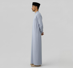 Fournisseur Malaisien Raya 2025 Moden Jubah Femme Casual Automne Tricot Plissé Sans Repassage Kain Sejuk Coupe Classique S-5XL En Stock - Product Image 3