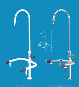 Robinet <span class=keywords><strong>de</strong></span> laboratoire <span class=keywords><strong>super</strong></span> durable en laiton massif, résistant à la corrosion, anti-fuite, à trois sorties, pour les laboratoires <span class=keywords><strong>de</strong></span> <span class=keywords><strong>chimie</strong></span> et <span class=keywords><strong>de</strong></span> physique des écoles - Product Image 1