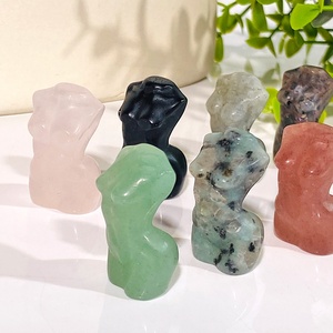 Venta al por mayor de cristal de imagen femenina desnuda mujer cuerpo cristales piedras curativas modelo femenino para la decoración del hogar - Product Image 4