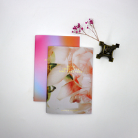 Carnet de notes A6 avec couverture en papier estampé or mat, reliure cousue, impression personnalisée, pages lignées vierges 100 g/m², couleur personnalisée, cadeau