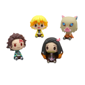 Juguete de Moda y Diversión, Juego de 4 Figuras de <span class=keywords><strong>Anime</strong></span> en PVC, Modelo Q, Decoración para Coche o Escritorio, Regalo para Niños - Product Image 1