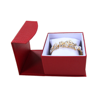Boîte à bijoux en carton écologique, personnalisée, colorée, faite à la main, avec aimant, vente en gros, boîte à bijoux multifonctionnelle à rabat